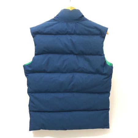  GERRY ジェリー ベスト リバーシブルダウンベスト SIZE M 古着 ブルー