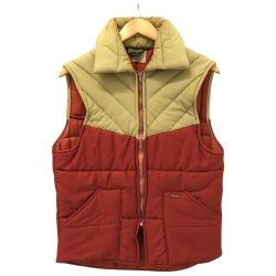 □□ 70s wrangler ベスト 古着 棒TALONジッパー SIZE S ブラウン Cランク