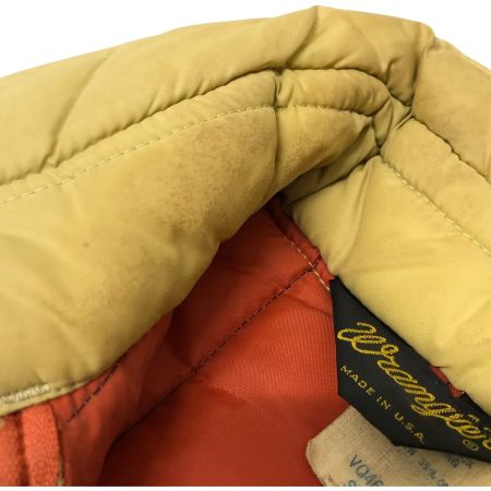  70s wrangler ベスト 古着 棒TALONジッパー SIZE S ブラウン