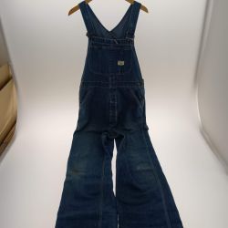 □□ BIG MAC ビッグマック 70s JC Penney(BIG MAC)　オーバーオール　サイズ不明　古着 インディゴ Cランク