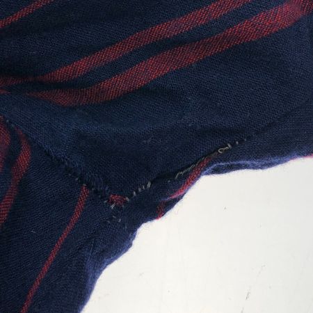  60~70s PENNEYS(TOWNCRAFT) シャツ 開襟シャツ SIZE S Plusタグ 古着 ネイビー x レッド