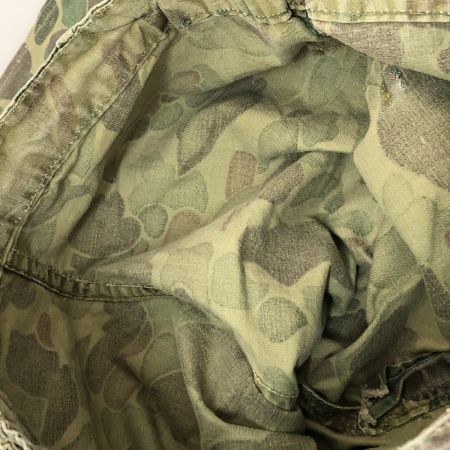  50~60s Unknown パンツ ハーフカーゴパンツ カモフラージュ 両爪WALDESジッパー グリーン