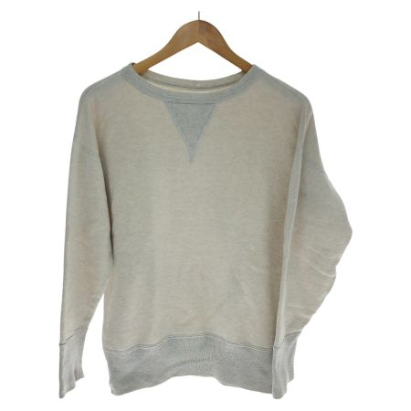  50~60s Unknown スウェット 前Vガゼットスウェット SIZE 不明 古着 トレーナー アイボリー