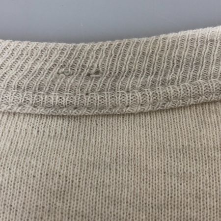  50~60s Unknown スウェット 前Vガゼットスウェット SIZE 不明 古着 トレーナー アイボリー