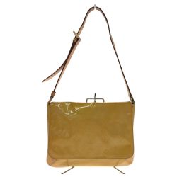 □□ LOUIS VUITTON ルイヴィトン ショルダーバッグ モノグラム・ヴェルニ トンプソンストリート  エナメルカーフ BA0929  M91008 イエロー系 Cランク
