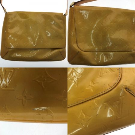  LOUIS VUITTON ルイヴィトン ショルダーバッグ モノグラム・ヴェルニ トンプソンストリート  エナメルカーフ BA0929  M91008 イエロー系