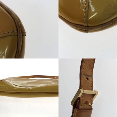  LOUIS VUITTON ルイヴィトン ショルダーバッグ モノグラム・ヴェルニ トンプソンストリート  エナメルカーフ BA0929  M91008 イエロー系