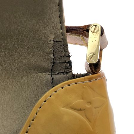  LOUIS VUITTON ルイヴィトン ショルダーバッグ モノグラム・ヴェルニ トンプソンストリート  エナメルカーフ BA0929  M91008 イエロー系