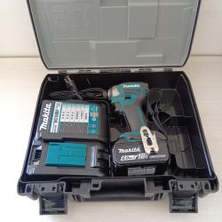 □□ MAKITA マキタ 充電式インパクトドライバ 18V TD173DRGX ブルー Cランク