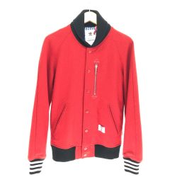 □□ adidas Originals アディダスオリジナルス ジャケット スタジャン SIZE M G74928 レッド Cランク