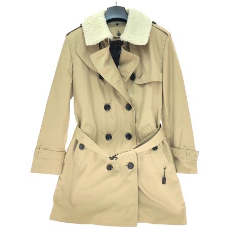  COACH コーチ コート トレンチコート ライナー・襟ボア付 sizeMP SIZE M  F76255 ベージュ