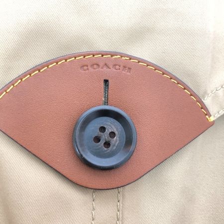  COACH コーチ コート トレンチコート ライナー・襟ボア付 sizeMP SIZE M  F76255 ベージュ