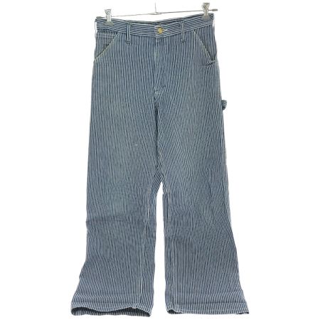  70s SWEET-ORR パンツ ペインターパンツ SIZE 不明 ヒッコリー セミオートマチックTALONジッパー 古着 ブルー