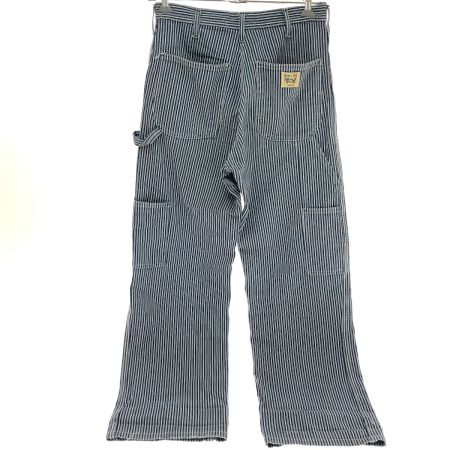  70s SWEET-ORR パンツ ペインターパンツ SIZE 不明 ヒッコリー セミオートマチックTALONジッパー 古着 ブルー