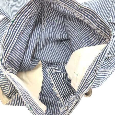 70s SWEET-ORR パンツ ペインターパンツ SIZE 不明 ヒッコリー セミオートマチックTALONジッパー 古着 ブルー