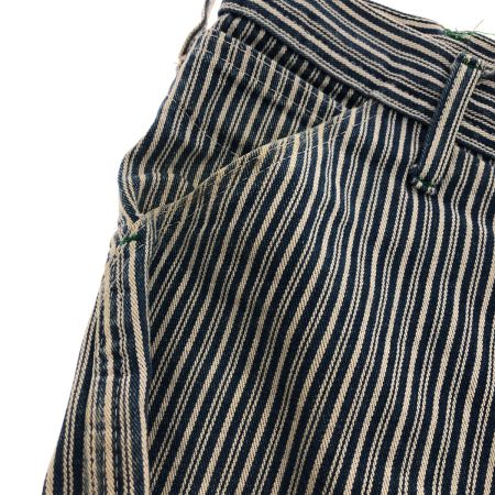  70s SWEET-ORR パンツ ペインターパンツ SIZE 不明 ヒッコリー セミオートマチックTALONジッパー 古着 ブルー