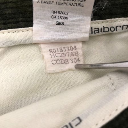  claiborne パンツ コーデュロイパンツ SIZE W32×L32 オリーブ