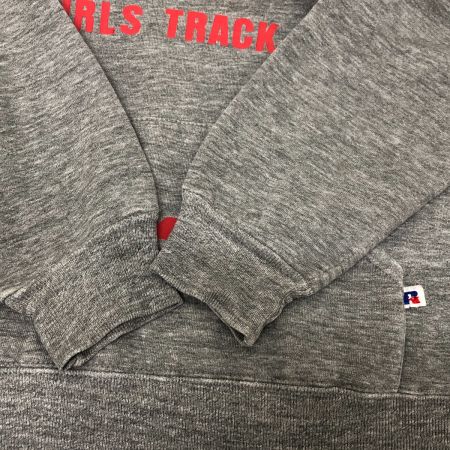  90s RUSSELL パーカー プルオーバーパーカー 古着 SIZE M ライトグレー