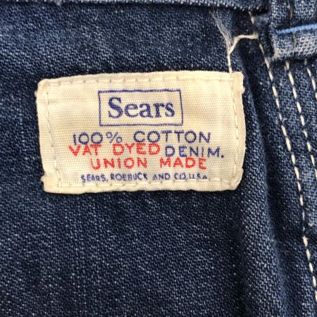  60s Sears パンツ ペインターパンツ WALDESジッパー 古着 インディゴ