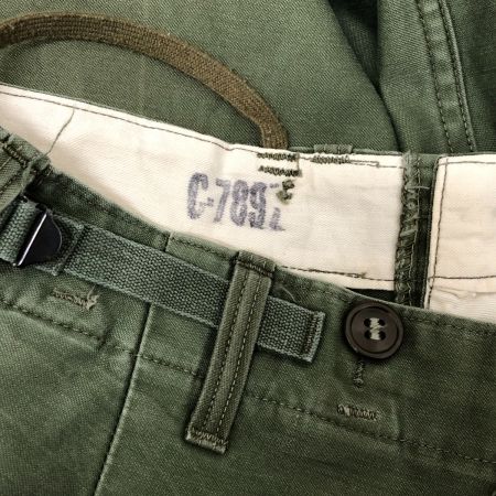 60s US.ARMY パンツ M-51フィールドパンツ 古着 CONMARジッパー ミリタリー オリーブ