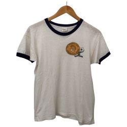 □□ 70~80s mayo SPRUCE Tシャツ リンガーTシャツ SIZE M 古着 盾レジスタータグ ホワイト Cランク