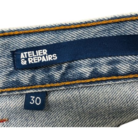  ATELIER&REPAIRS ジーンズ Levis再構築デニムパンツ 30(S) インディゴ