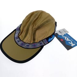 □□ KAVU シンセティックキャップ　Ｍサイズ 0100460 ベージュ Aランク