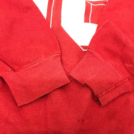  60~70s Unknown スウェット ラグランスウェット トレーナー 古着 脇下ガゼット レッド