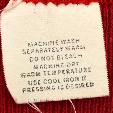  60~70s Unknown スウェット ラグランスウェット トレーナー 古着 脇下ガゼット レッド