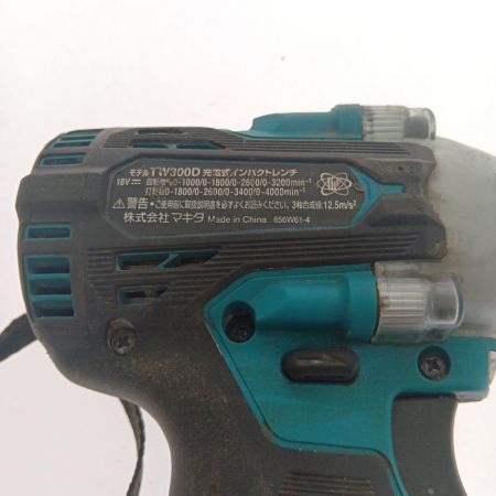  MAKITA マキタ 充電式インパクトレンチ　18V TW300D 本体のみ