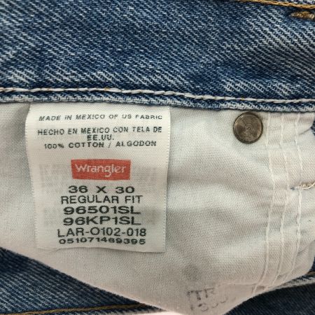  00s Wrangler ジーンズ 96501SL SIZE W36×L30 メキシコ製 古着 インディゴ