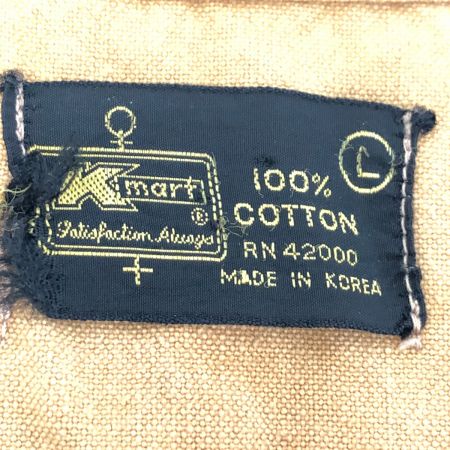  70~80s Kmart ベスト ハンティングベスト SIZE L 古着 カーキ系