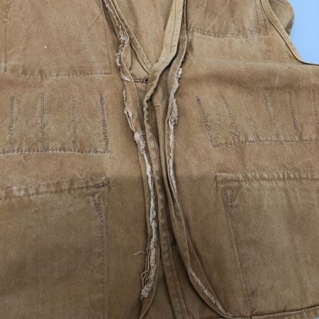  70~80s Kmart ベスト ハンティングベスト SIZE L 古着 カーキ系