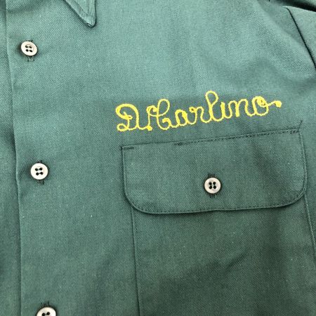  70s BIG YANK シャツ ワークシャツ 襟芯有 古着 グリーン