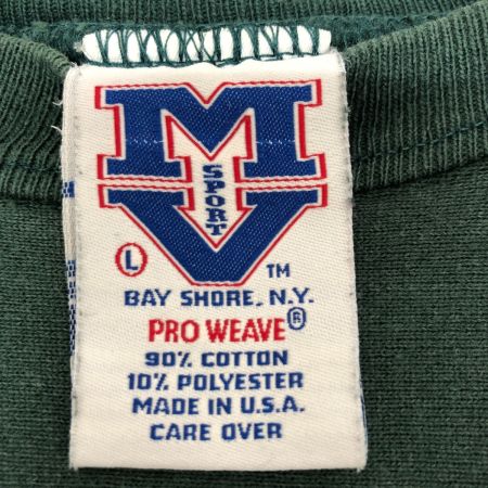  90s MV SPORT スウェット トレーナー Lサイズ 古着 グリーン