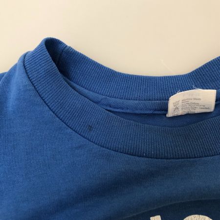  80s Henes Tシャツ SIZE L 古着 ROAD RUNNER ブルー