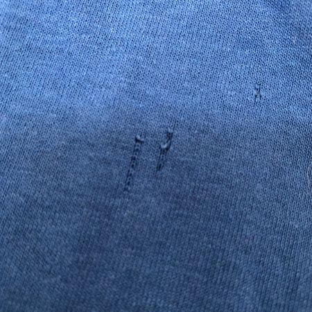  80s Henes Tシャツ SIZE L 古着 ROAD RUNNER ブルー