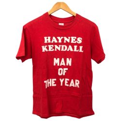 □□ 70s STEDMAN Tシャツ SIZE M 古着 レッド Cランク