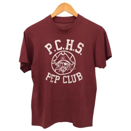  70~80s Unknown Tシャツ 古着 ワインレッド