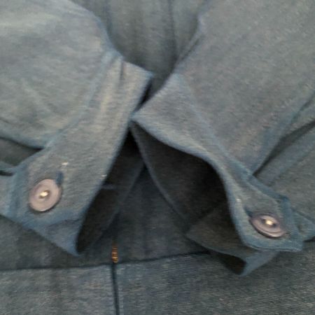  50~60s Unknown ジャケット ワークジャケット 棒TALONジッパー 古着 ネイビー