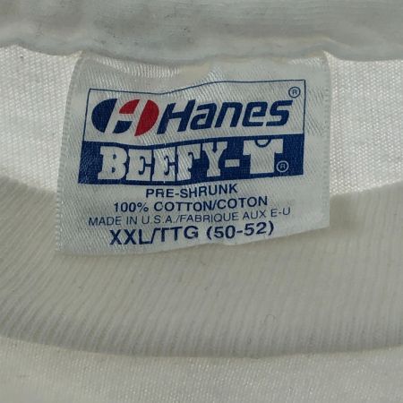  90s Hanes BEEFY-T Tシャツ SIZE XXL 古着  ホワイト