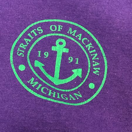  80s Hanes Tシャツ SIZE XL 古着 青タグ パープル