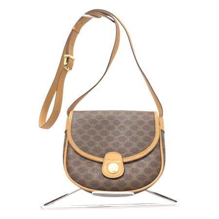  CELINE セリーヌ バッグ ミニショルダーバッグ マカダム柄 ブラゾン  M06 ブラウン系