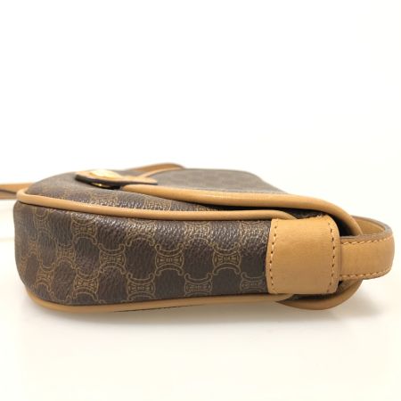  CELINE セリーヌ バッグ ミニショルダーバッグ マカダム柄 ブラゾン  M06 ブラウン系