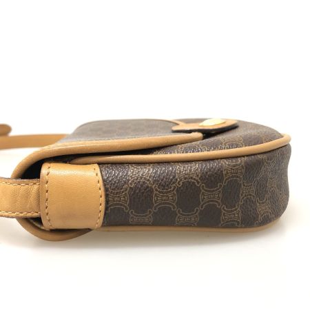  CELINE セリーヌ バッグ ミニショルダーバッグ マカダム柄 ブラゾン  M06 ブラウン系