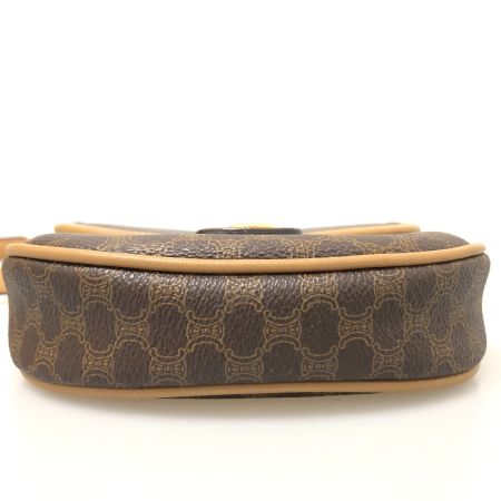  CELINE セリーヌ バッグ ミニショルダーバッグ マカダム柄 ブラゾン  M06 ブラウン系