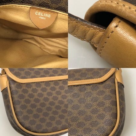  CELINE セリーヌ バッグ ミニショルダーバッグ マカダム柄 ブラゾン  M06 ブラウン系