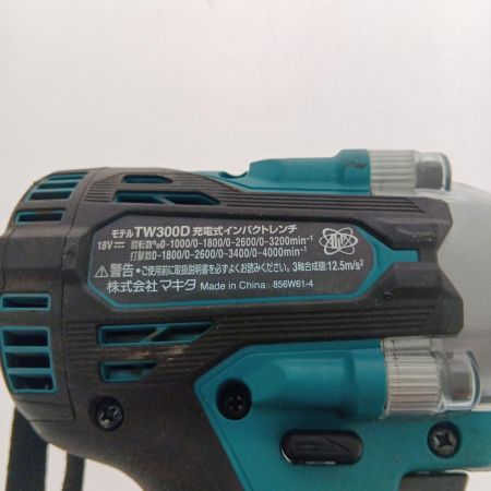  MAKITA マキタ 充電式インパクトレンチ　18V TW300DZ