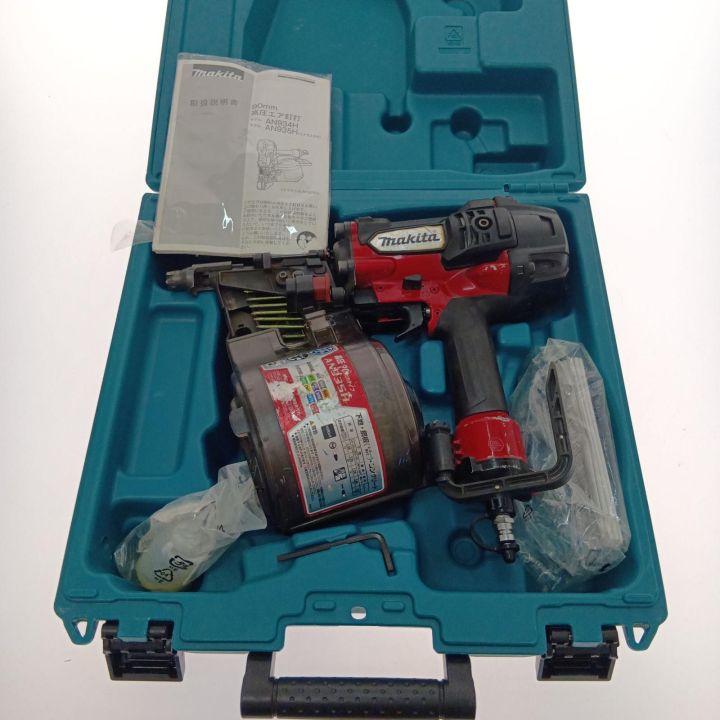 MAKITA マキタ 90mm高圧エア釘打 AN935H レッド - 中古 - なんでも 