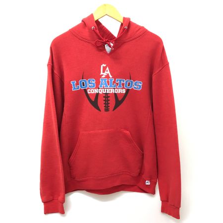  00s RUSSELL パーカー プルオーバーパーカー 古着 SIZE M レッド